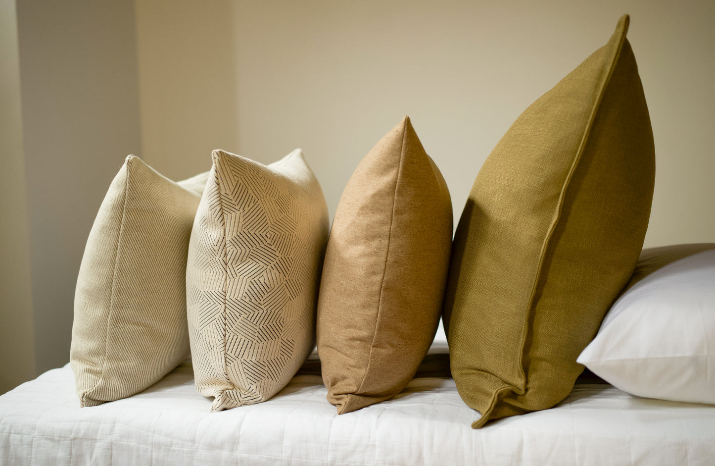 Natural Stripe Cushion Cover