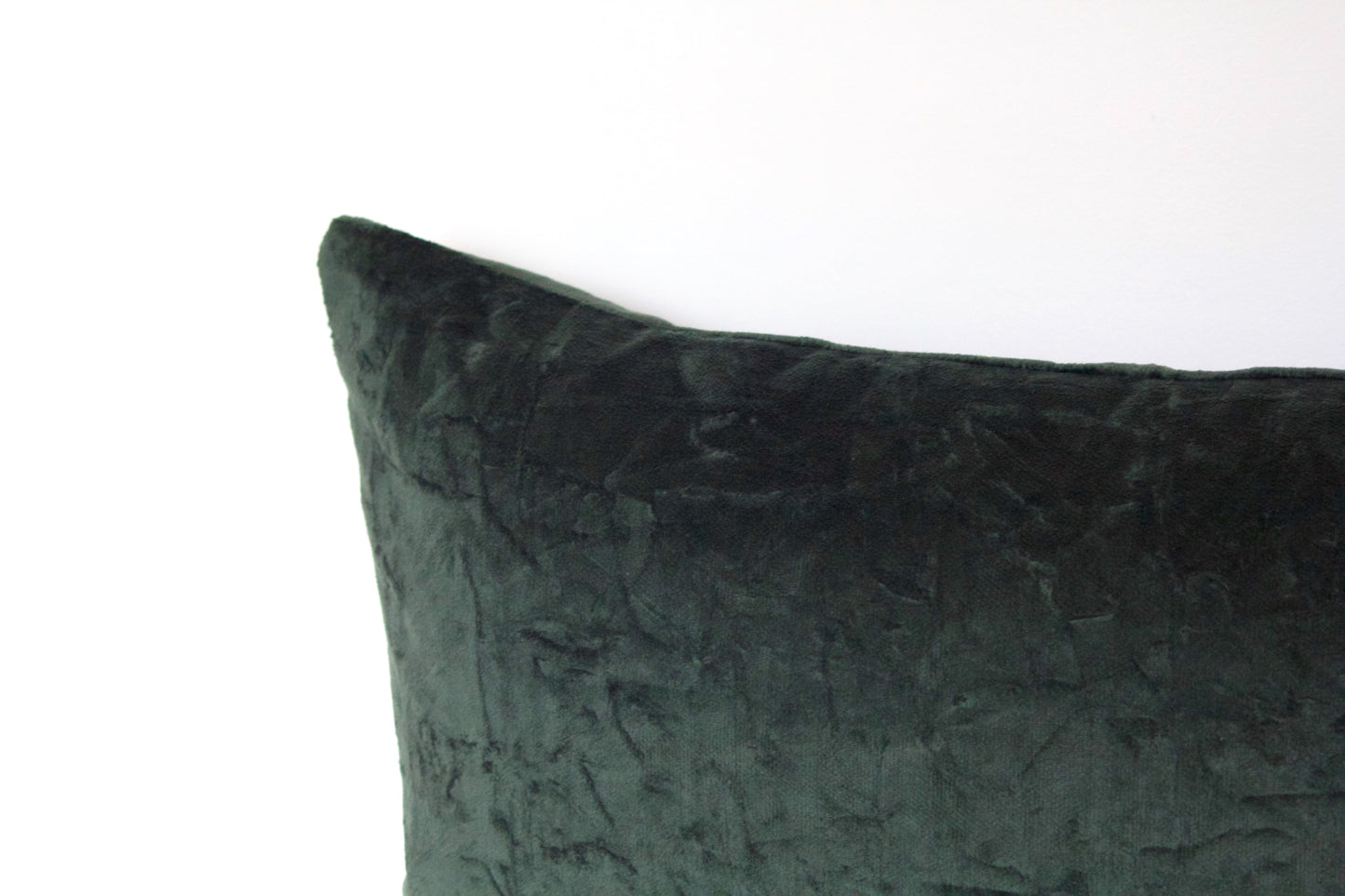 Emerald Stone Velvet Cushion Cover